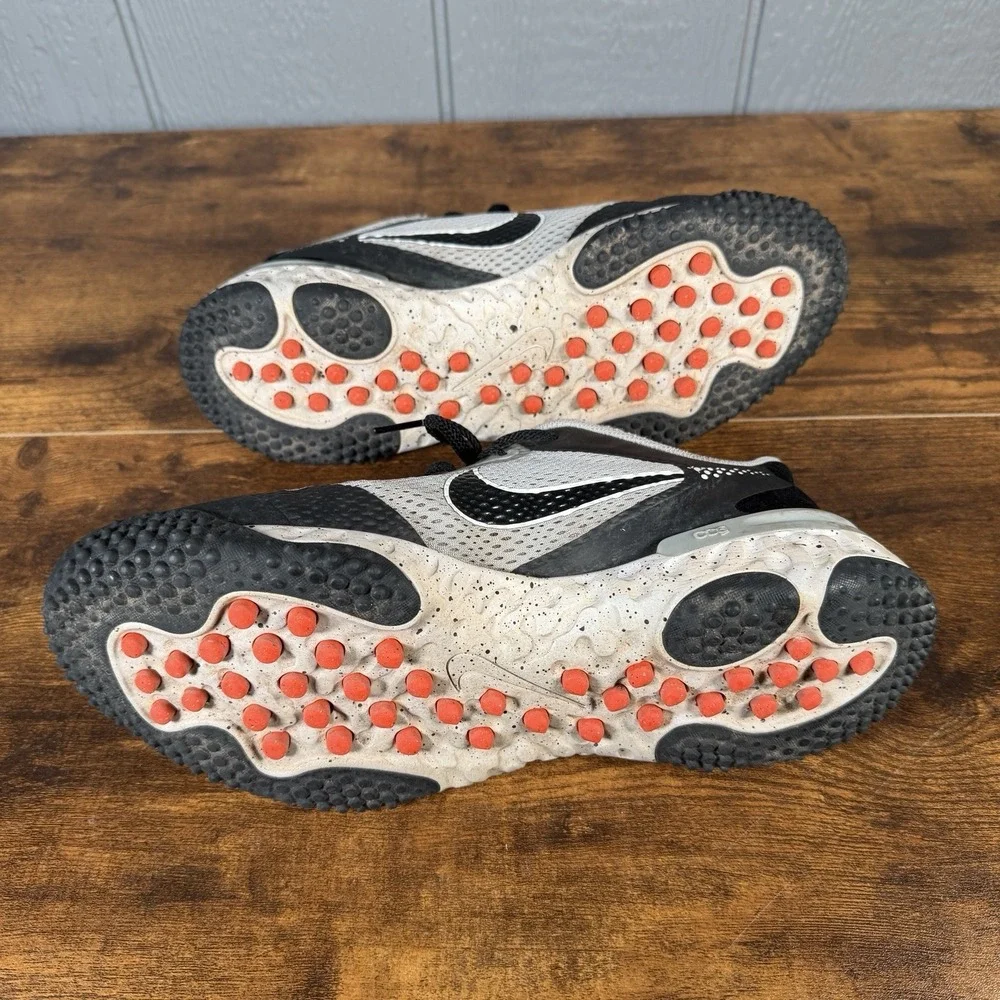 Nike Alpha Huarache Elite 3 TurfLight Smoke Grey Mens Shoes Size 9